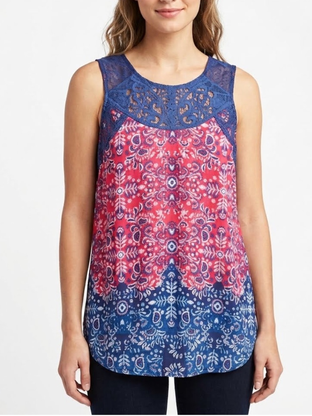 DANIEL RAINN for Stitch Fix Angelyne Button Back Detail Top